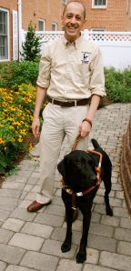 Ray and Mojo, his Seeing Eye dog - Seeing Eye Dog Picture